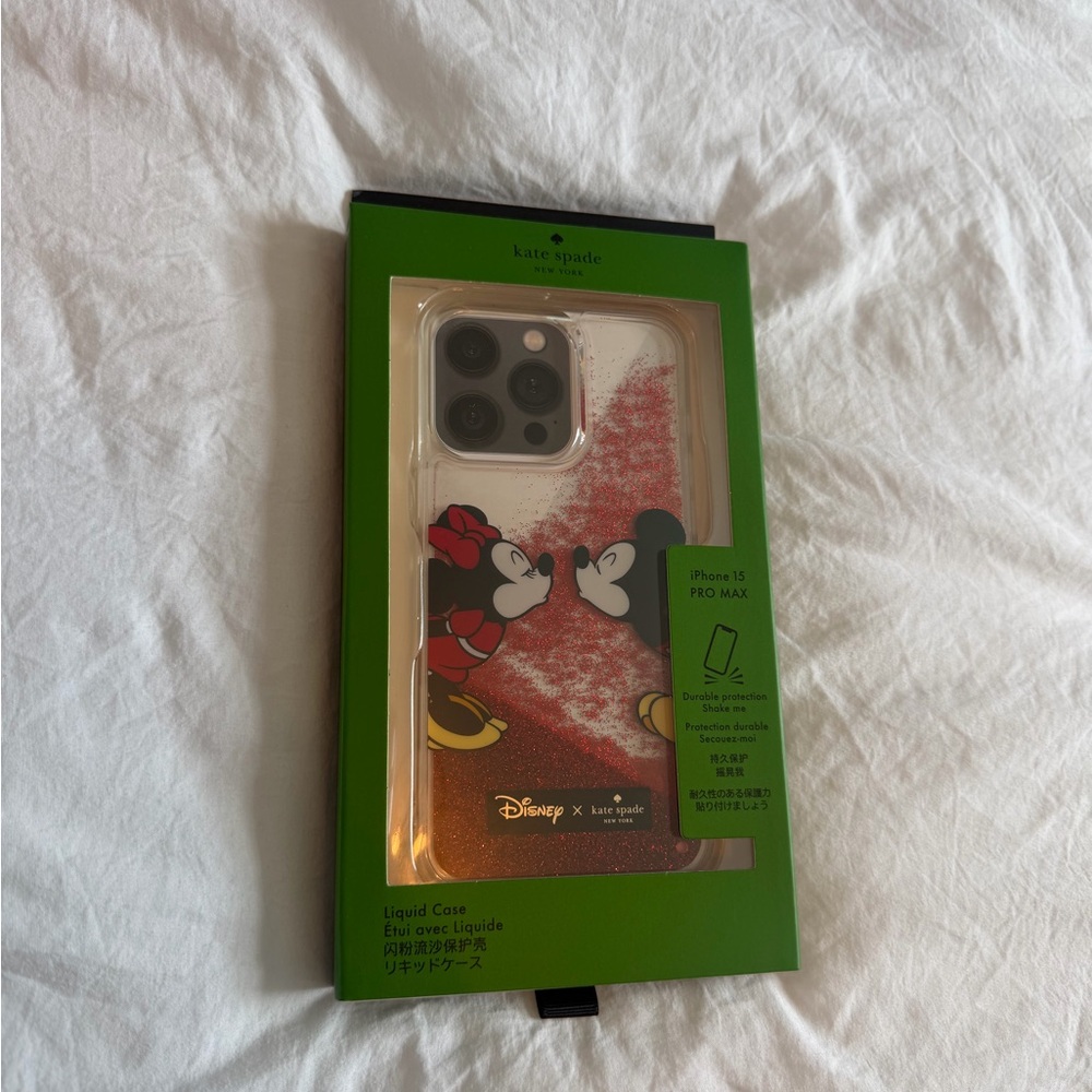 Kate Spade Disney iPhone 15 Pro Max Case - Red and Black